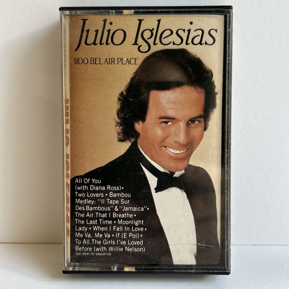 Julio Iglesias 1100 Bel Air Place Cassette Tape